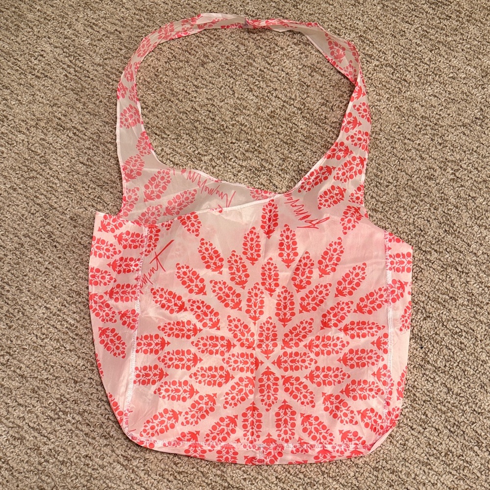 FP Movement by Free People Pink and White Patterned Tote